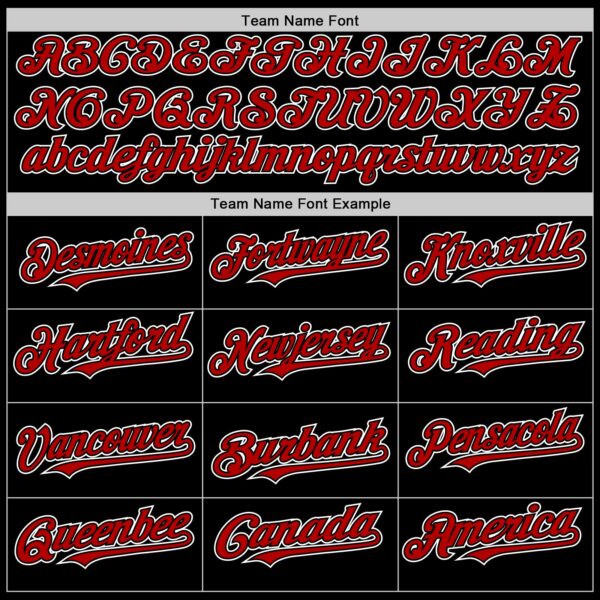 Custom Black Red-White Mesh Authentic Throwback Baseball Jersey