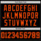Custom Black Orange Mesh Authentic Throwback Baseball Jersey