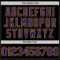 Custom Black Dark Purple-Gold Mesh Authentic Throwback Baseball Jersey