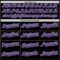 Custom Black Purple-Gray Mesh Authentic Throwback Baseball Jersey