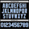 Custom Black Light Blue-White Mesh Authentic Throwback Baseball Jersey