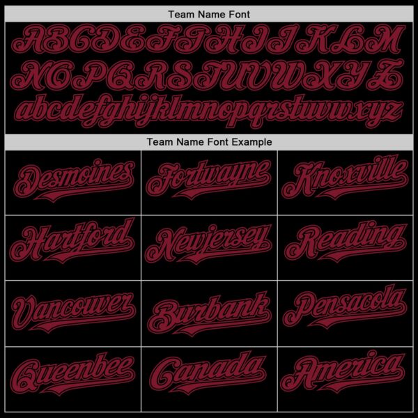 Custom Black Crimson Mesh Authentic Throwback Baseball Jersey