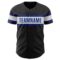 Custom Black Royal-White Authentic Baseball Jersey