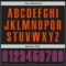Custom Black Purple-Orange Authentic Baseball Jersey