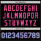 Custom Black Light Blue-Pink Authentic Baseball Jersey