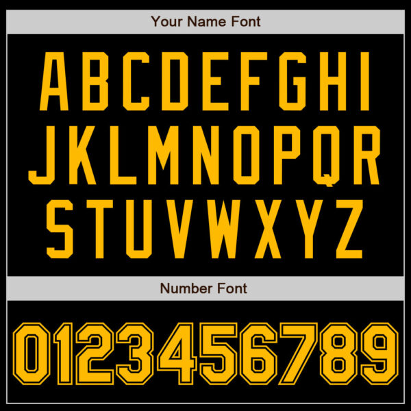 Custom Black Gold Authentic Baseball Jersey