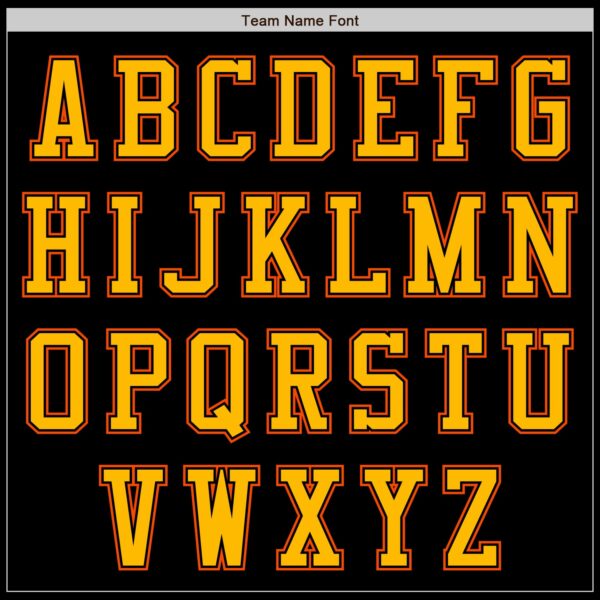 Custom Black Orange-Gold Authentic Baseball Jersey