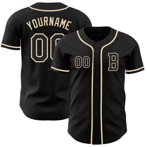Black2758_7d8b7503-81ff-4552-833a-fe2e7c9ce73b Custom Black Cream Authentic Baseball Jersey