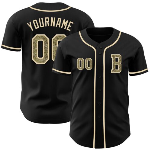 Black2764_588ca2a3-7bc1-47c7-ac61-46802dffb131 Custom Black Camo-Cream Authentic Baseball Jersey