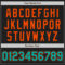 Custom Black Aqua-Orange Authentic Baseball Jersey