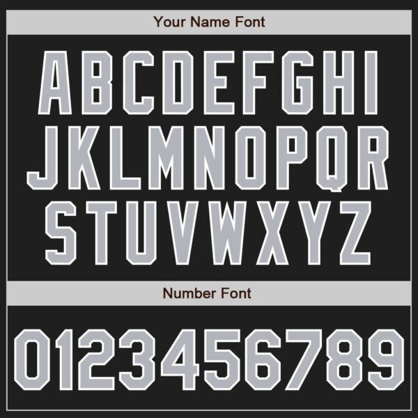 Custom Black Gray-White Authentic Baseball Jersey