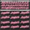 Custom Black Neon Pink-White Authentic Baseball Jersey