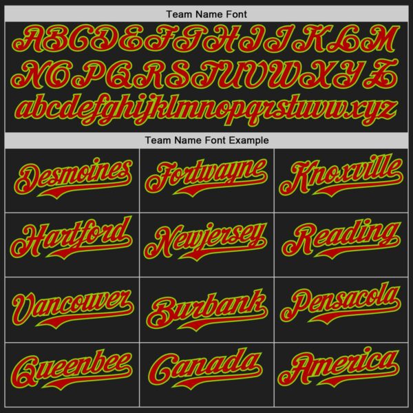 Custom Black Neon Green-Red Authentic Baseball Jersey