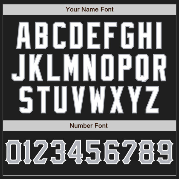 Custom Black Gray-White Authentic Baseball Jersey