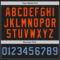 Custom Black Powder Blue-Orange Authentic Baseball Jersey