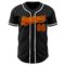 Custom Black Red-Yellow Authentic Baseball Jersey