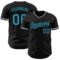 Custom Black Panther Blue-White Authentic Baseball Jersey