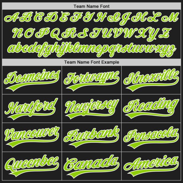 Custom Black USA Flag Neon Green-White Authentic Baseball Jersey