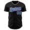 Custom Black Royal Gray-White Authentic Baseball Jersey