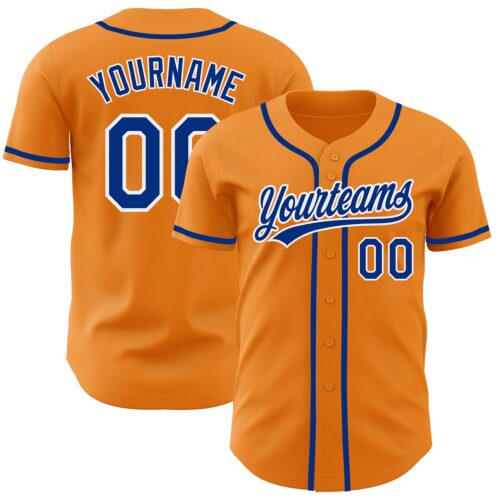 BlazeOrange0001_943f5656-7ffd-4af6-9e0d-795ac51add9c Custom Bay Orange Royal-White Authentic Baseball Jersey