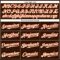 Custom Brown White-Orange Authentic Sleeveless Baseball Jersey