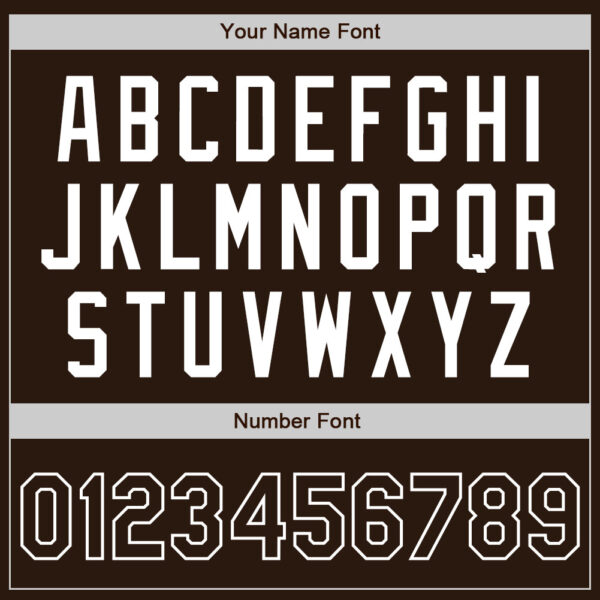 Custom Brown-White Authentic Baseball Jersey