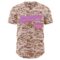 Custom Camo Pink-Light Blue Authentic Salute To Service Baseball Jersey