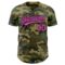 Custom Camo Pink-Navy Authentic Salute To Service Baseball Jersey