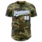Custom Camo White-Light Blue Authentic Salute To Service Baseball Jersey