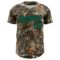 Custom Camo Kelly Green-Black Woodland Forest Camouflage Authentic Salute To Service Baseball Jersey