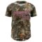 Custom Camo Burgundy White-Black Woodland Forest Camouflage Authentic Salute To Service Baseball Jersey