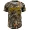 Custom Camo Black-Yellow Woodland Forest Camouflage Authentic Salute To Service Baseball Jersey