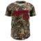 Custom Camo Red-Navy Woodland Forest Camouflage Authentic Salute To Service Baseball Jersey