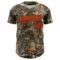 Custom Camo Red Old Gold-Black Woodland Forest Camouflage Authentic Salute To Service Baseball Jersey