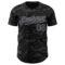 Custom Camo Black-Gray Dark Camouflage Tactical Style Authentic Salute To Service Baseball Jersey