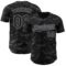 Custom Camo Black-Gray Dark Camouflage Tactical Style Authentic Salute To Service Baseball Jersey