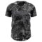 Custom Camo Black-Gray Woodland Forest Camouflage Authentic Salute To Service Baseball Jersey