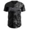 Custom Camo Black-Gray Woodland Forest Camouflage Split Authentic Salute To Service Baseball Jersey