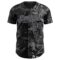 Custom Camo Black-Gray Woodland Forest Split Dark Camouflage Authentic Salute To Service Baseball Jersey