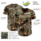 Custom Camo Olive-Cream Woodland Forest Camouflage Authentic Salute To Service Baseball Jersey