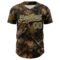Custom Camo Olive-Cream Woodland Forest Tactical Camouflage Outdoor Leaf Authentic Baseball Jersey