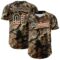 Custom Camo Vintage USA Flag Cream-Black Woodland Forest Tactical Camouflage Outdoor Leaf Authentic Baseball Jersey