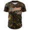 Custom Camo Vintage USA Flag Cream-Black Woodland Forest Tactical Camouflage Outdoor Leaf Authentic Baseball Jersey