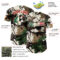 Custom Camo Vintage Mexican Flag Cream-Red Woodland Forest Tactical Camouflage Outdoor Leaf Authentic Baseball Jersey
