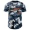 Custom Camo Vintage USA Flag Black-Crimson Woodland Forest Tactical Camouflage Outdoor Leaf Authentic Baseball Jersey