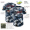 Custom Camo Vintage USA Flag Black-Crimson Woodland Forest Tactical Camouflage Outdoor Leaf Authentic Baseball Jersey