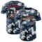 Custom Camo Vintage USA Flag Black-Crimson Woodland Forest Tactical Camouflage Outdoor Leaf Authentic Baseball Jersey