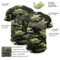 Custom Camo Black-Cream Woodland Forest Tactical Camouflage Outdoor Leaf Authentic Baseball Jersey