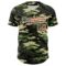 Custom Camo Vintage USA Flag Cream-Black Woodland Forest Tactical Camouflage Outdoor Leaf Authentic Baseball Jersey