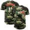 Custom Camo Vintage Mexican Flag Cream-Red Woodland Forest Tactical Camouflage Outdoor Leaf Authentic Baseball Jersey